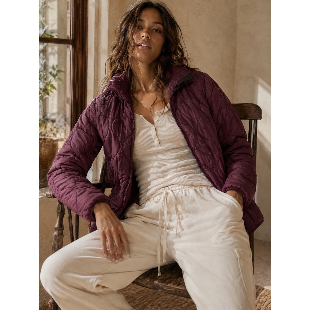 Columbia Joy Peak Omni-Heat Infinity Quilted Jacket Marionberry Purple XS XL0860